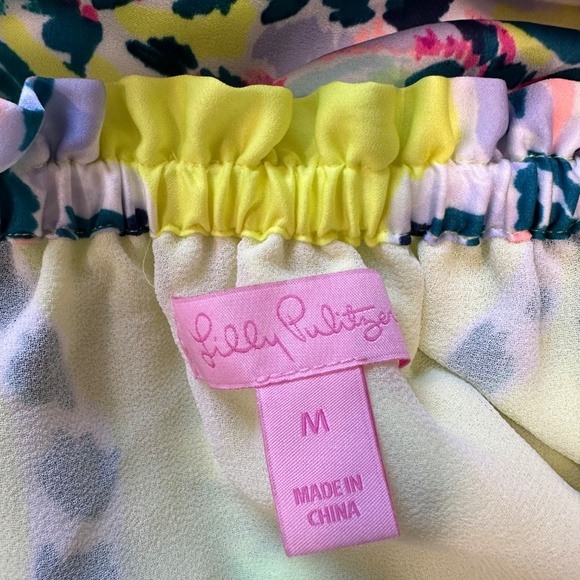 HTF   EUC Lilly Pulitzer Payge off the shoulder  Dress Size Medium  🦄🦄🦄 - Picture 4 of 10